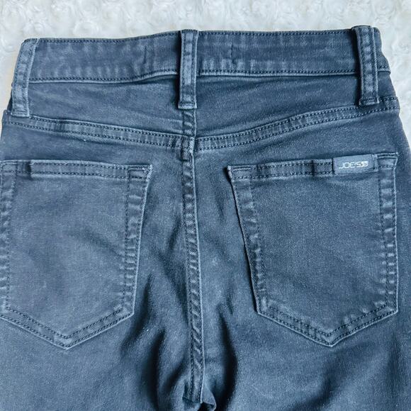 Joe's Jeans Black High Rise Skinny Ankle Cotton Spandex Jeans Size 23 - Picture 7 of 10